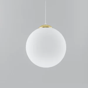 ugo 40 lampa wiszaca biala kula ze zlotym 0 lamperiaconcept