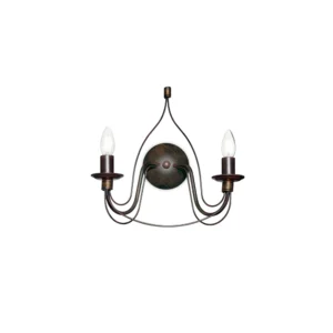 corte ap2 ruggine metalowy kinkiet swieczka lamperiaconcept