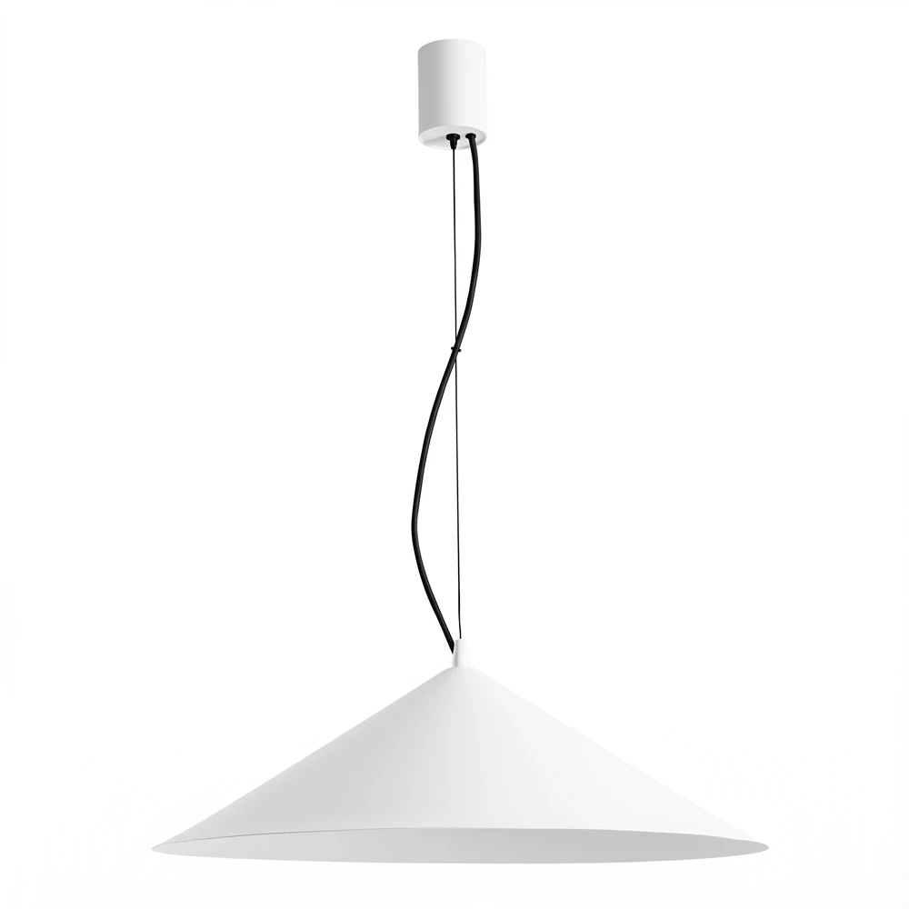 fint-lampa-wiszaca-stozek-biala-lamperiaconcept fint lampa wiszaca stozek biala lamperiaconcept