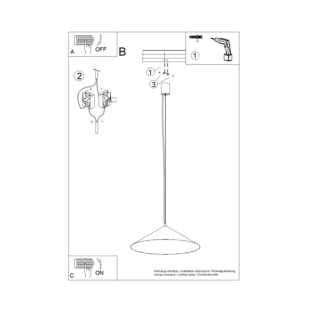 fint-lampa-wiszaca-stozek-montaz-lamperiaconcept fint lampa wiszaca stozek montaz lamperiaconcept