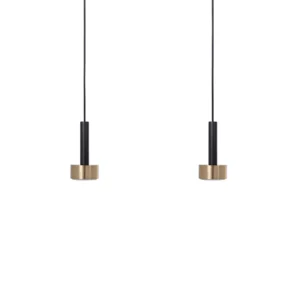 SIGMA LIGHTING – STAMP II MINIMALISTYCZNA LAMPA ZWIS CZARNO ZŁOTA