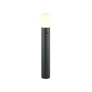 mures 80 lampa slupek ogrodowy e27 z czujnikiem ruchu lamperiaconcept